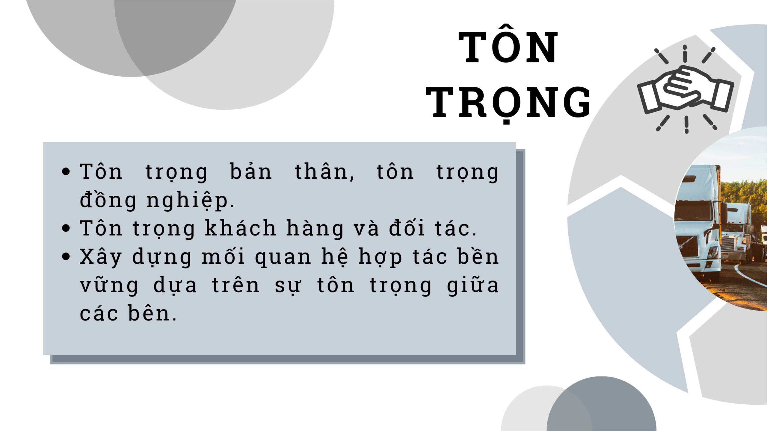 Phát Đạt Transport - Tôn Trọng