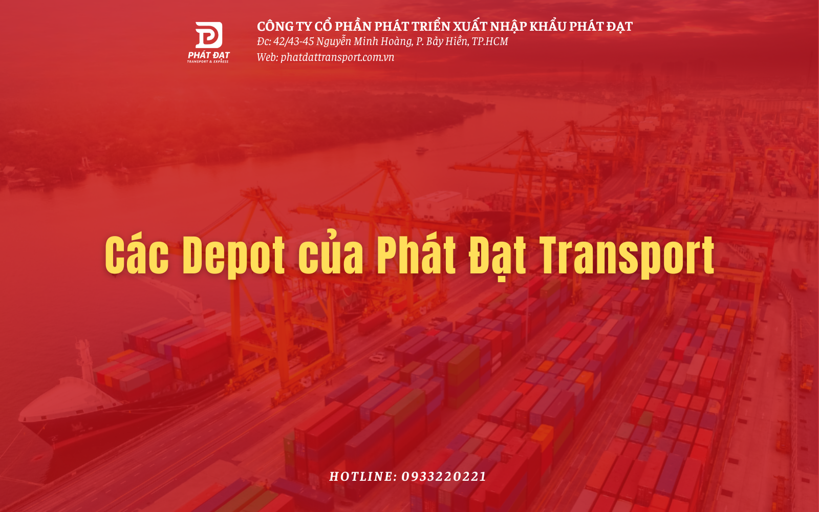 Các Depot của Phát Đạt Transport