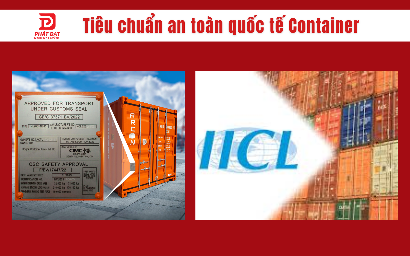 Tiêu chuẩn an toàn quốc tế về kích thước container