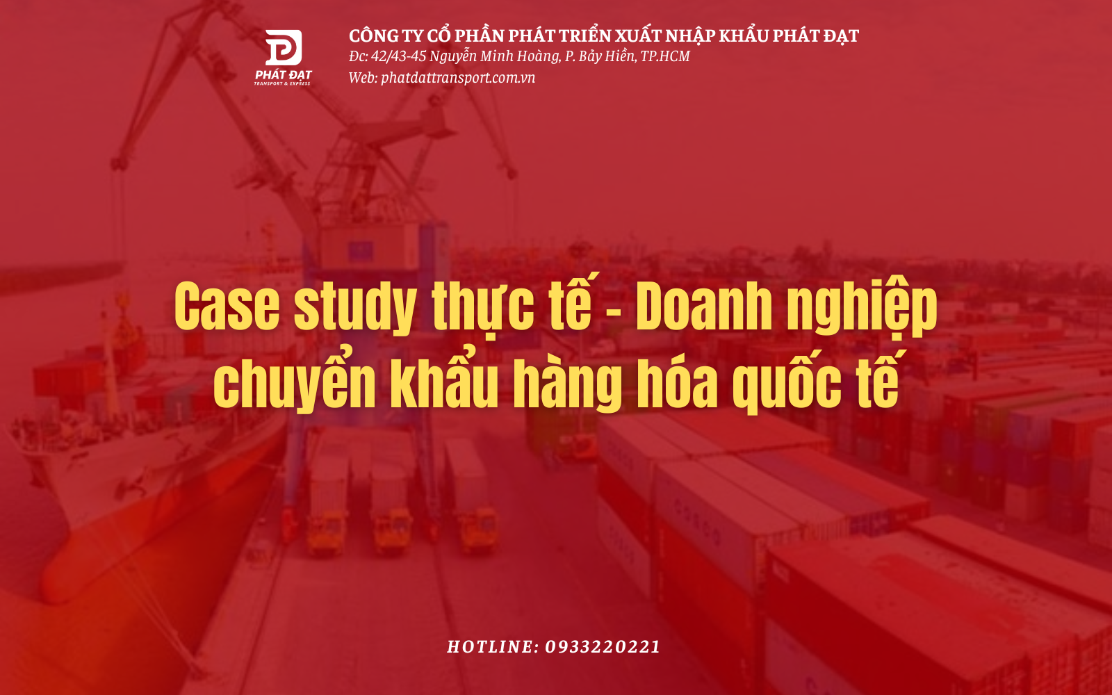 Doanh nghiệp chuyển khẩu hàng hóa quốc tế