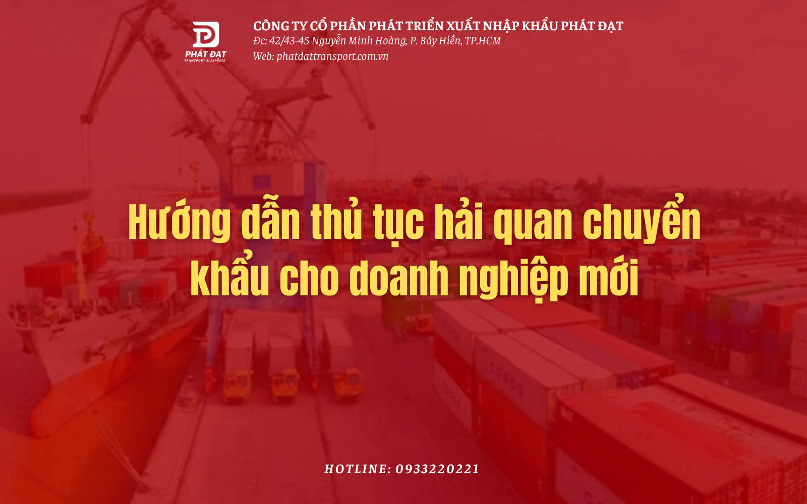 Hướng dẫn thủ tục hải quan chuyển khẩu cho doanh nghiệp mới