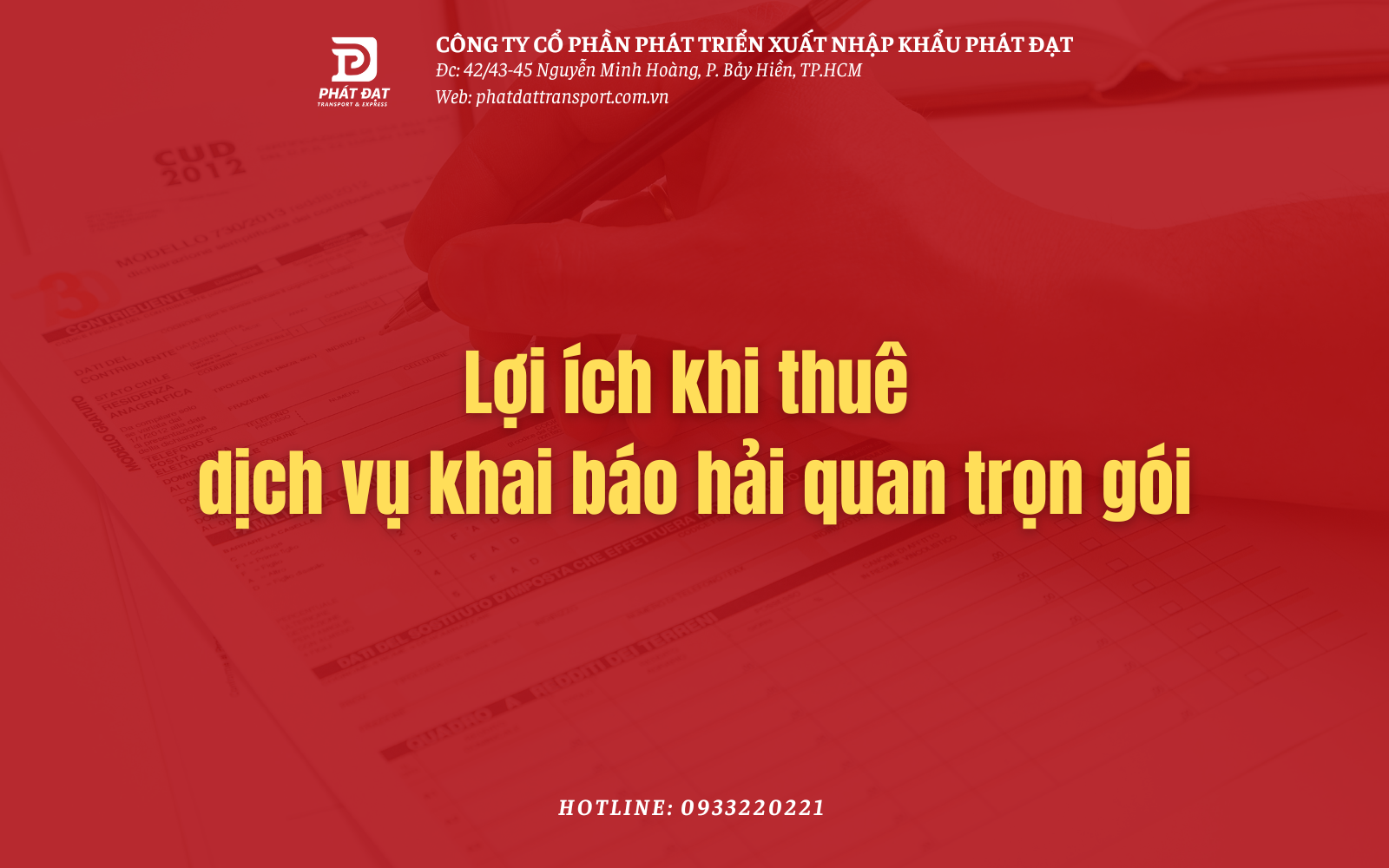 Lợi ích khi thuê dịch vụ khai báo hải quan trọn gói